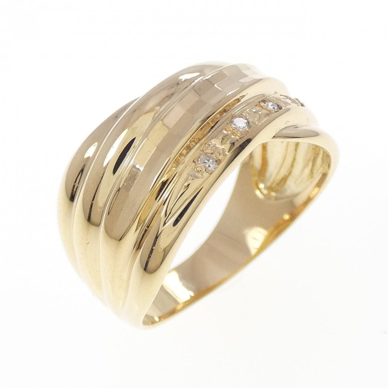 K18YG ダイヤモンド リング