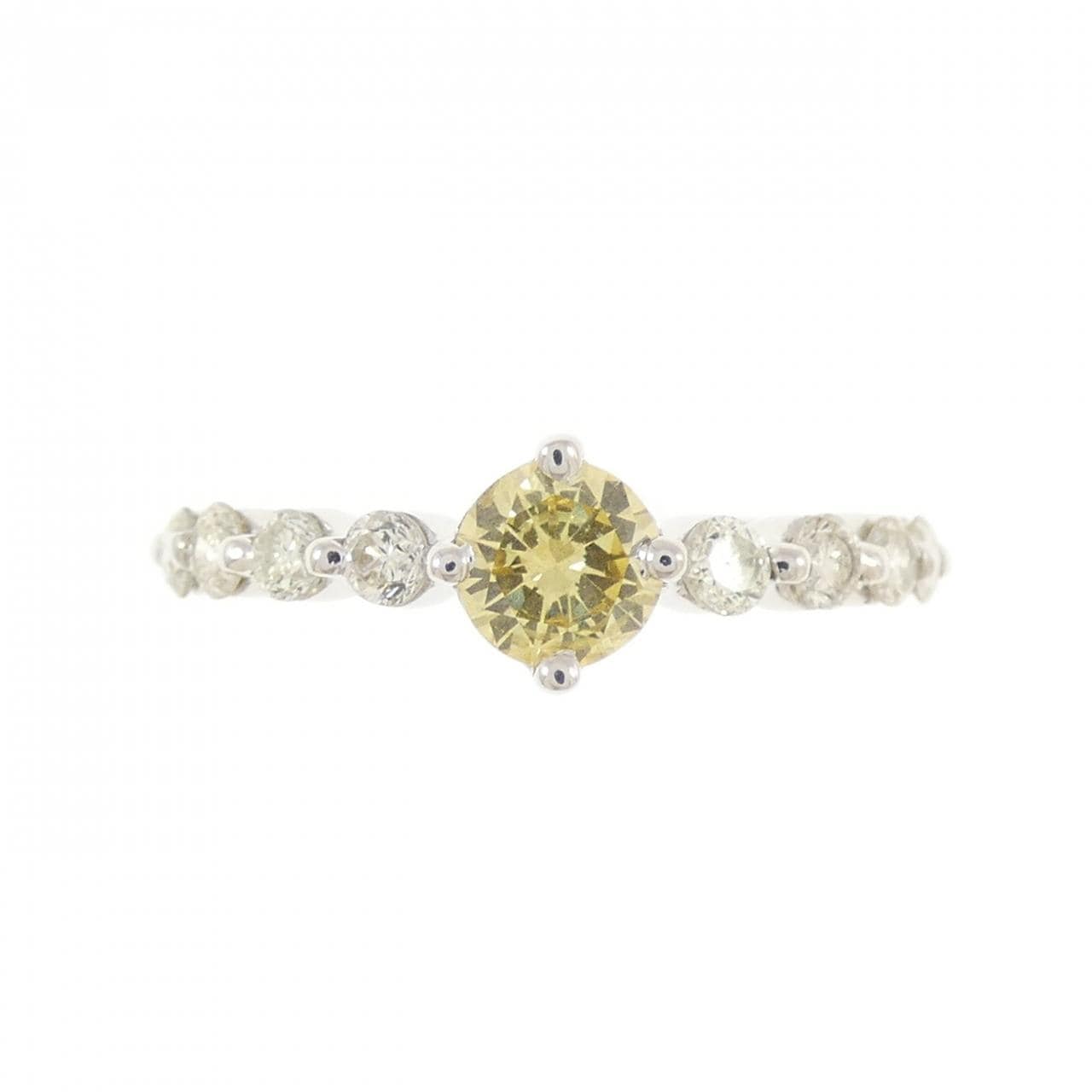 K18WG ダイヤモンド リング 0.90CT
