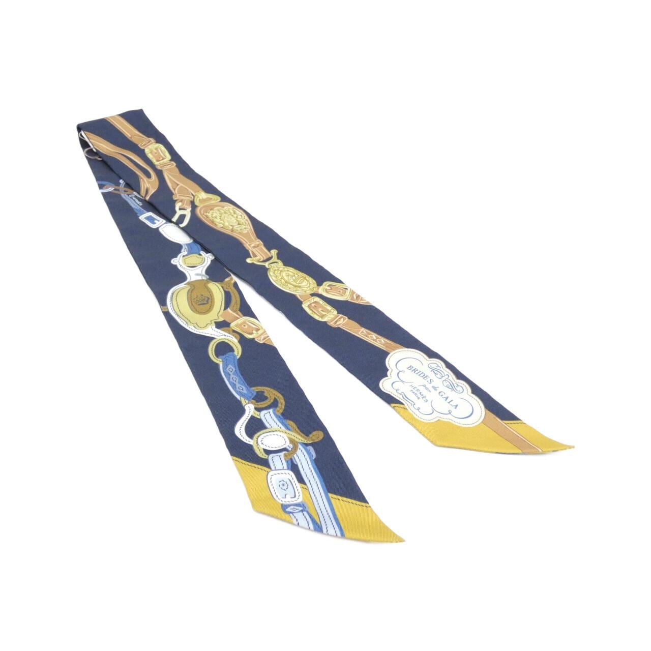 HERMES BRIDES DE GALA APPLIQUE Twilly 063940S Scarf