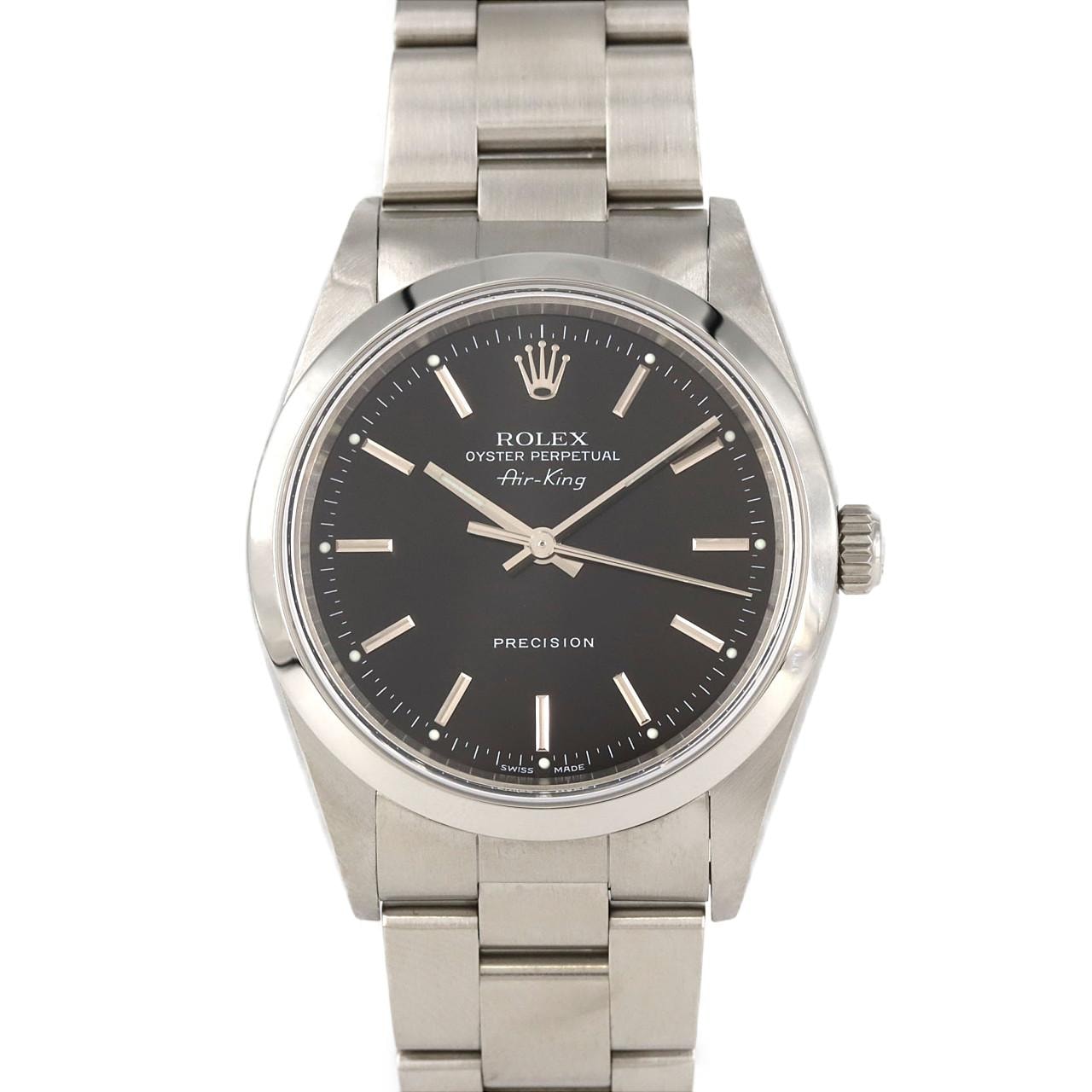 ロレックス エアキング 14000M SS 自動巻 F番