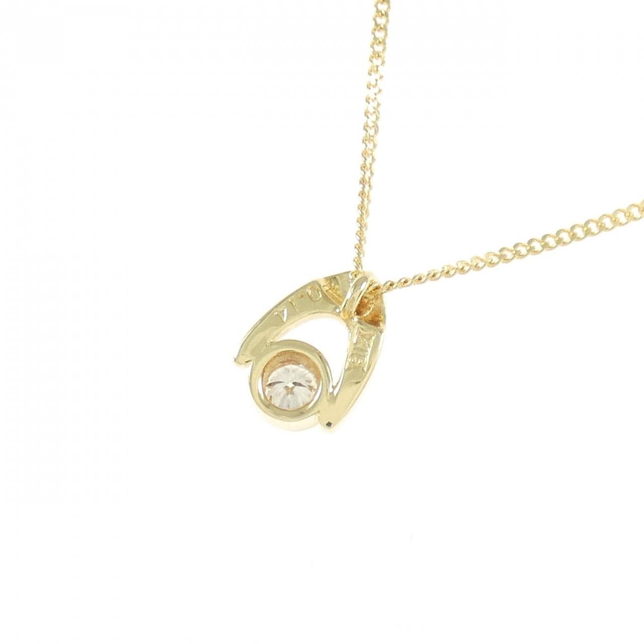K18YG ダイヤモンド ネックレス 0.14CT