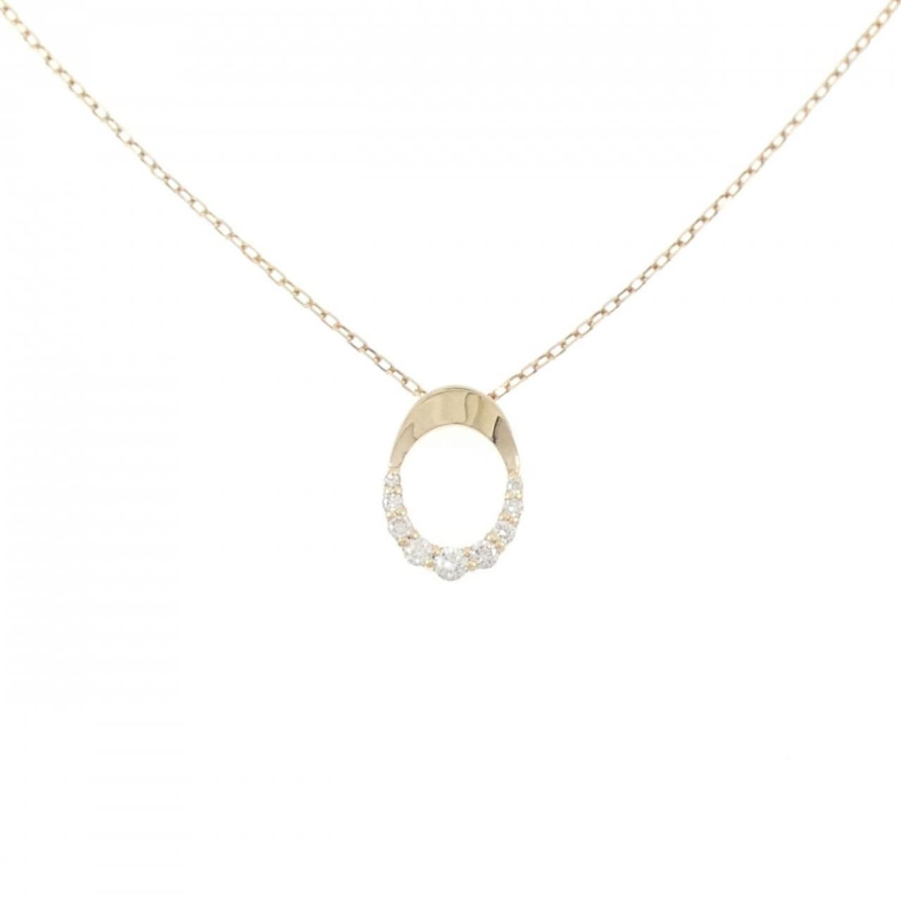 K10YG ダイヤモンド ネックレス