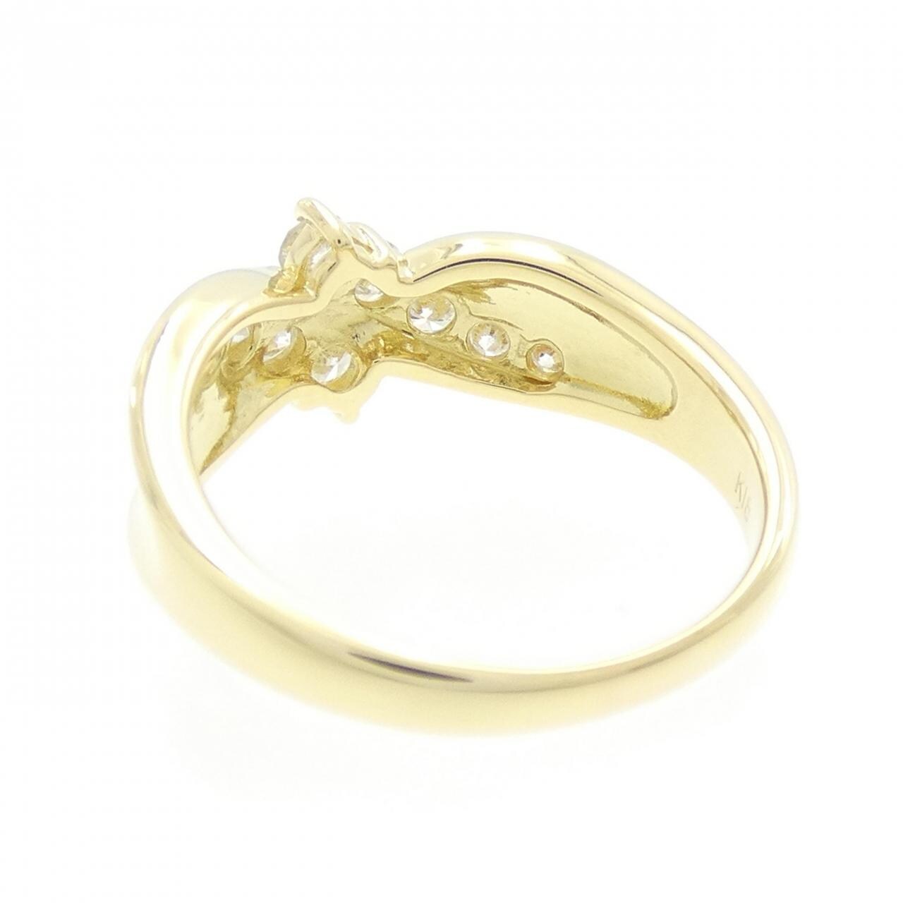 K18YG ダイヤモンド リング 0.52CT