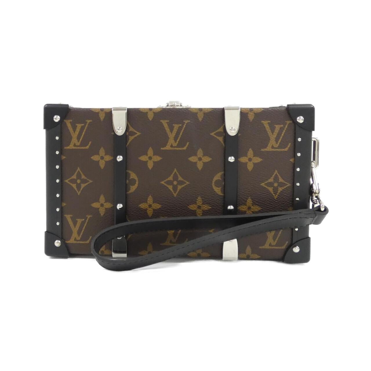 LOUIS VUITTON Monogram Macassar 皮夾 Trunk M20250 Clutch