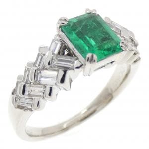 PT900 エメラルド リング 0.76CT