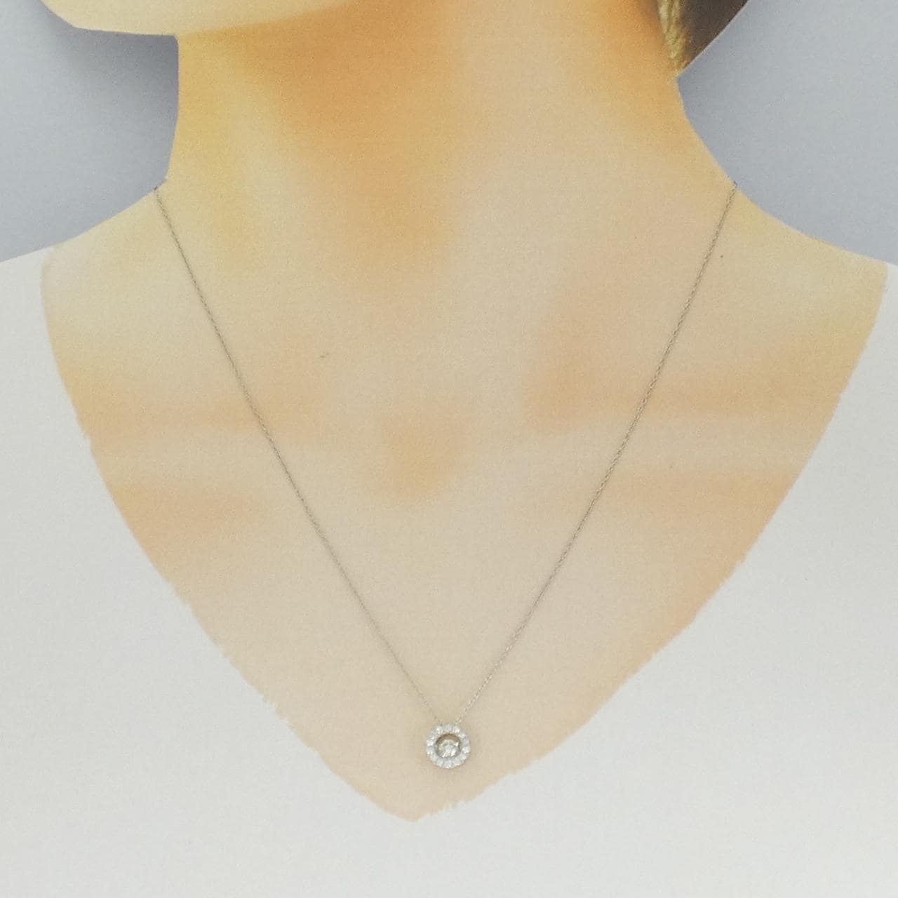 PT900/PT850 ダイヤモンド ネックレス 0.32CT