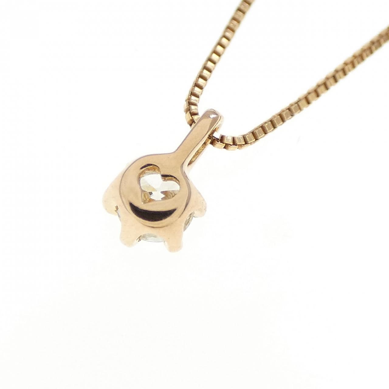 K18YG ダイヤモンド ネックレス 0.10CT