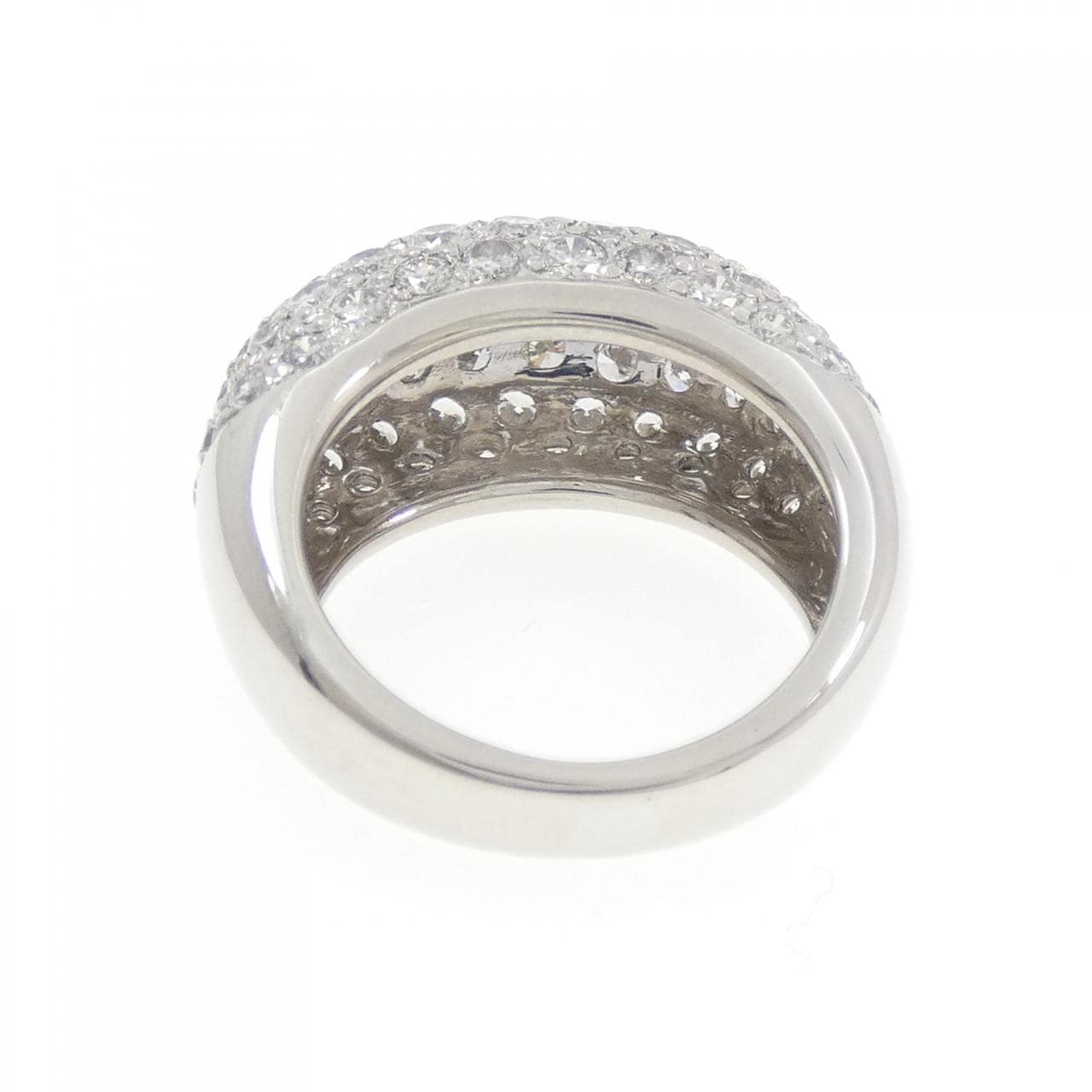 PT900 パヴェ ダイヤモンド リング 3.00CT