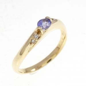 K18YG タンザナイト リング