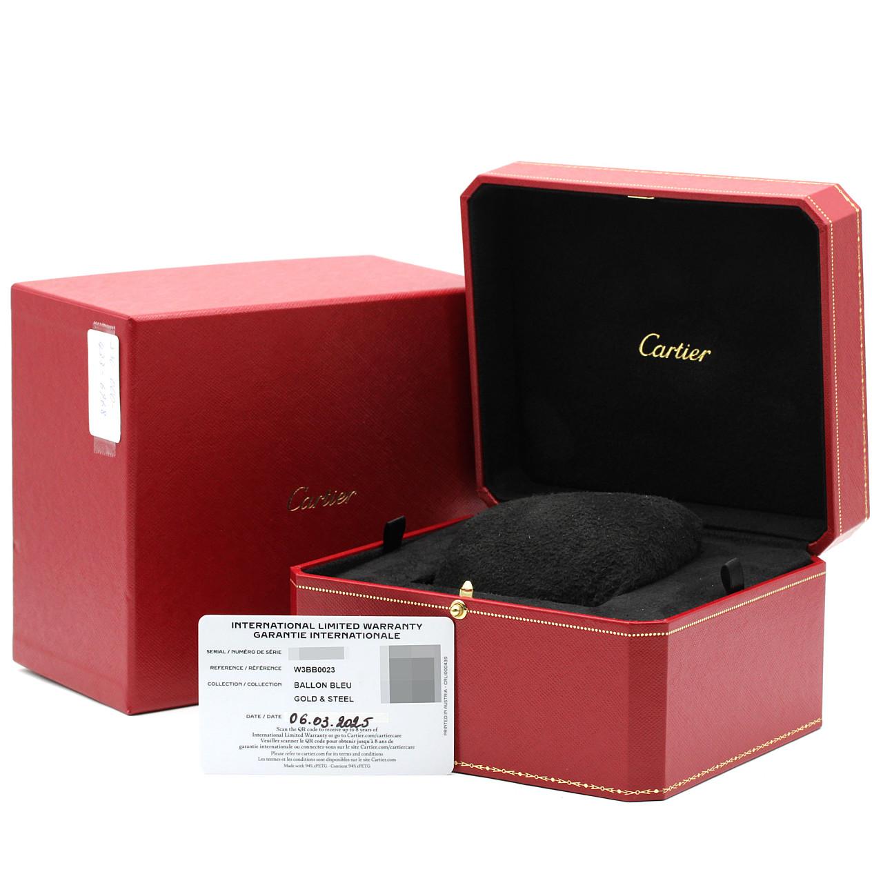 カルティエ バロンブルー PGコンビ/D･11P W3BB0023 SSxPG 自動巻