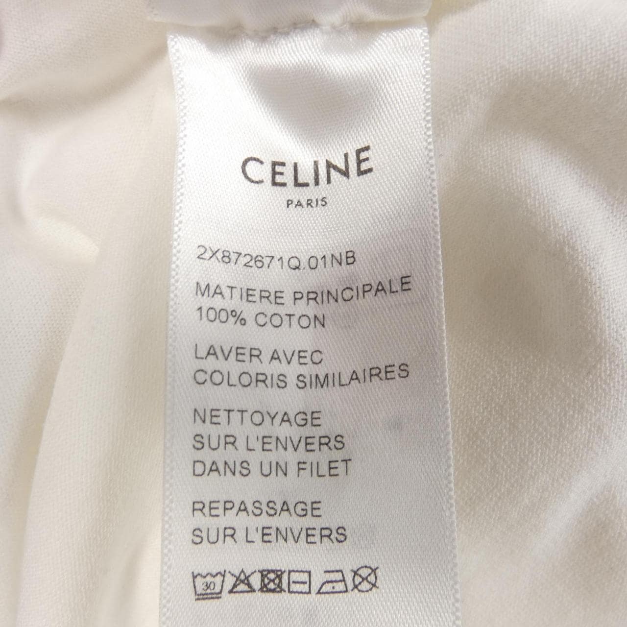 セリーヌ CELINE CELINE PARIS Tシャツ　トリオンフ TRIOMPHE 2X872671Q Tシャツ