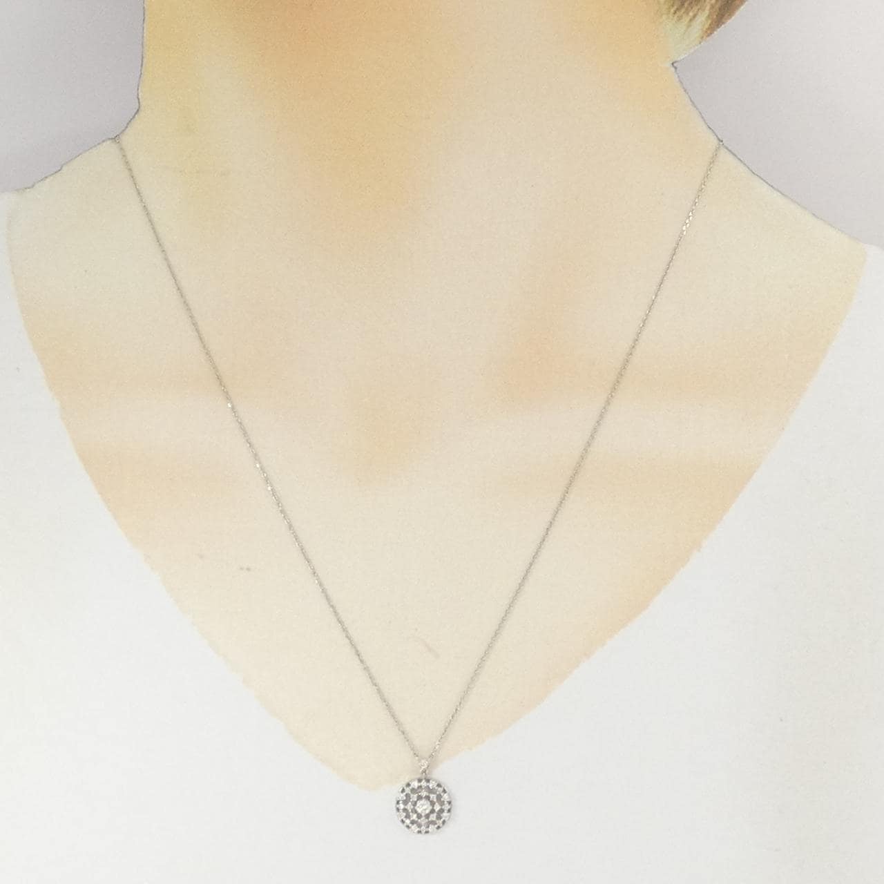 ヴァンドーム ダイヤモンド ネックレス 0.17CT