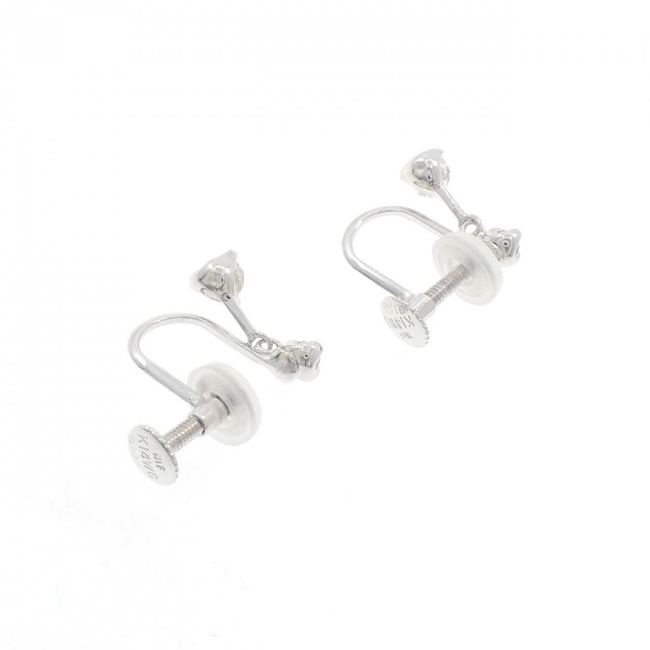 K14WG ダイヤモンド イヤリング 0.310CT