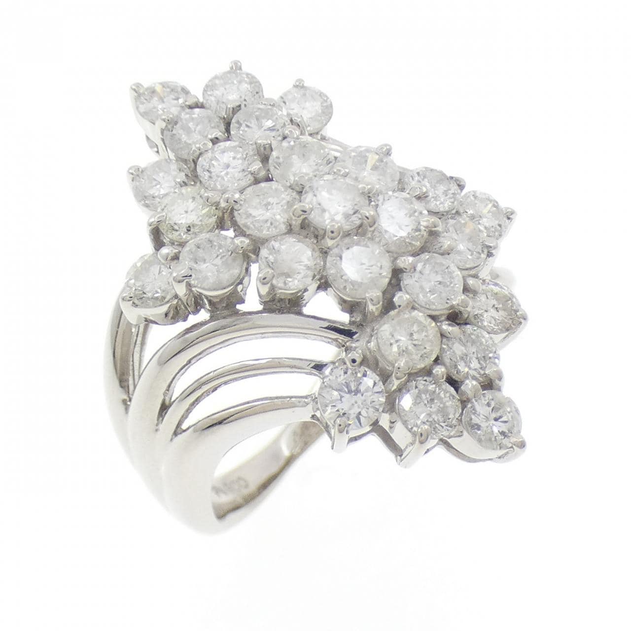 PT900 ダイヤモンド リング 2.00CT