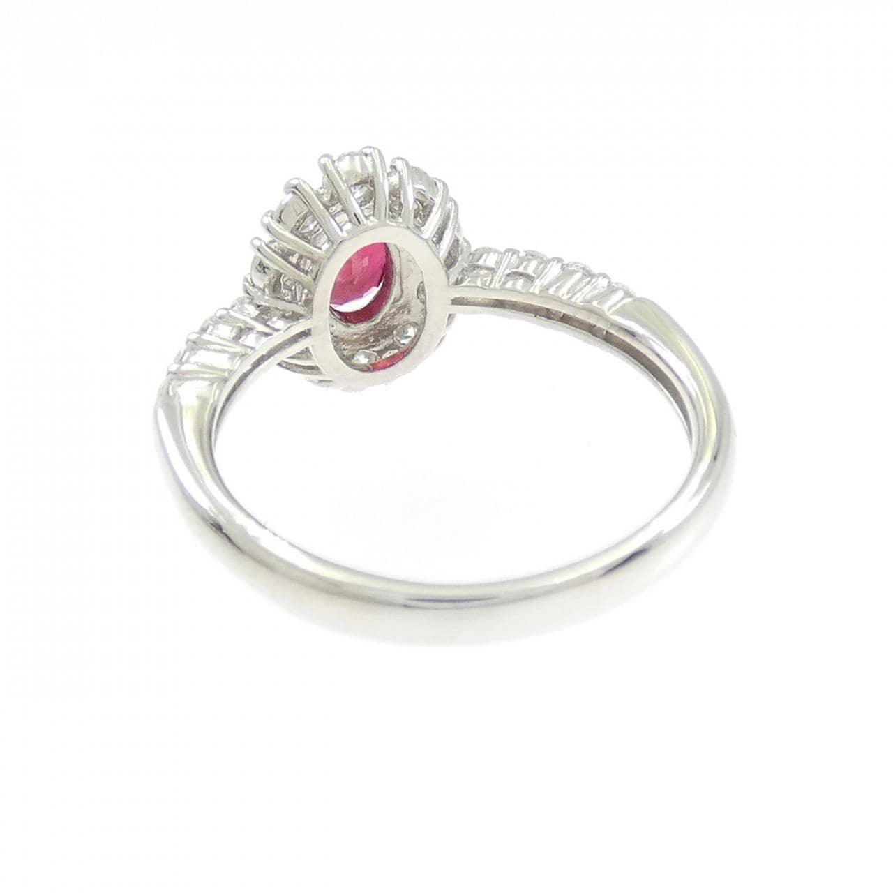 PT900 ルビー リング 0.70CT