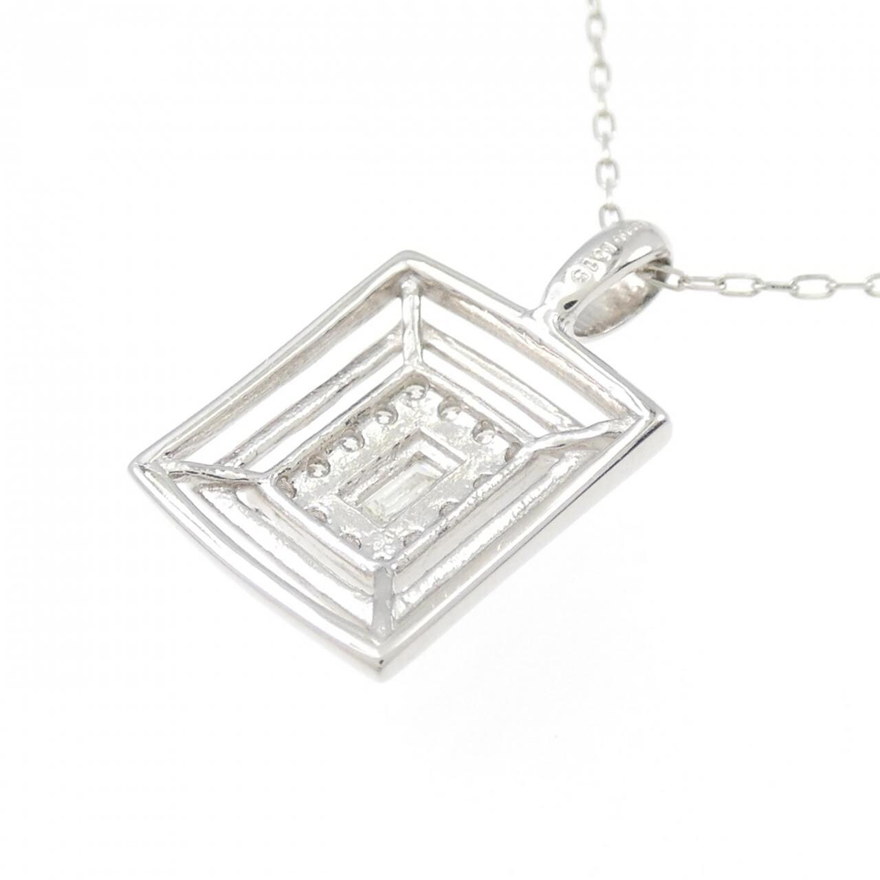 【新品】PT ダイヤモンド ネックレス 0.15CT
