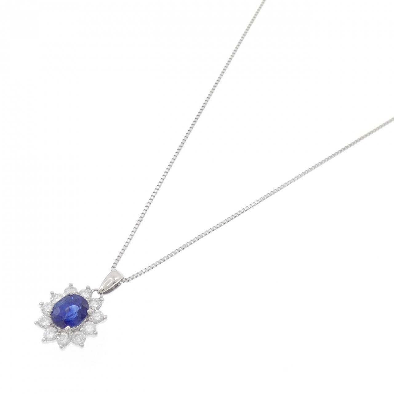 PT900/PT850 サファイヤ ネックレス 0.79CT