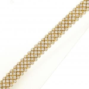 K18YG ダイヤモンド ブレスレット 5.00CT