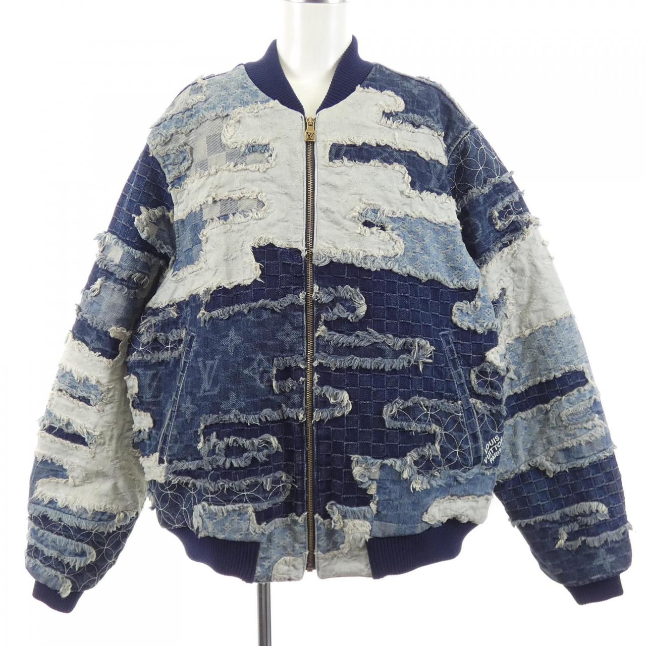 ルイヴィトン LOUIS VUITTON NIGO パッチワークデニム ボンバージャケット HTA82WYTG デニムジャケット