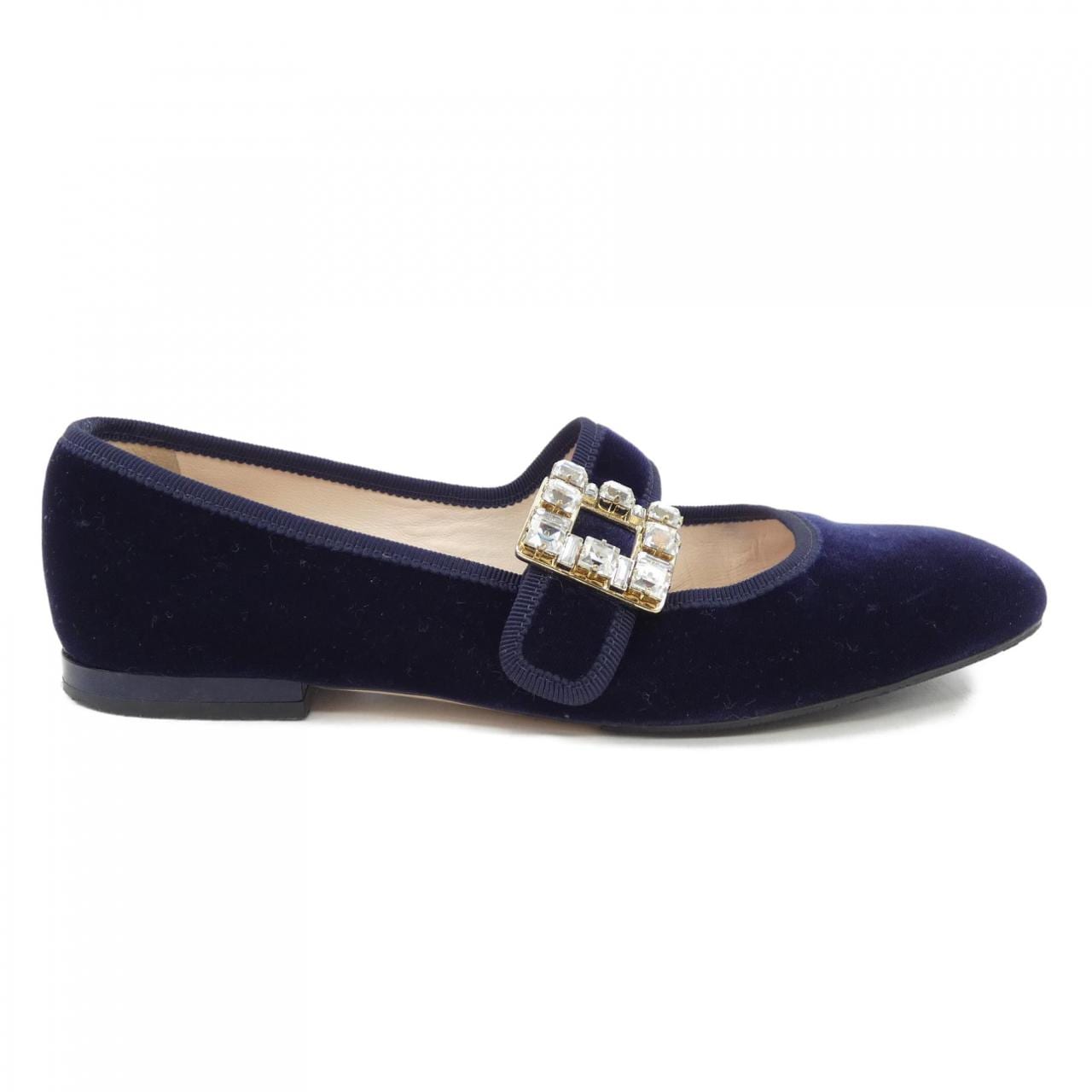 ロジェヴィヴィエ ROGER VIVIER トレ　ヴィヴィエ　ストラスバックル フラットシューズ