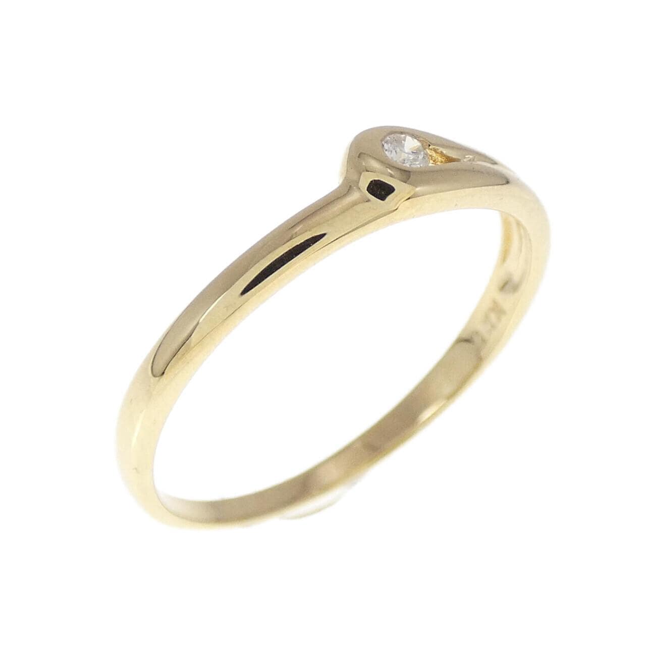 レオパードフラワーブラック K18YG ダイヤモンド リング 0.02CT - 通販