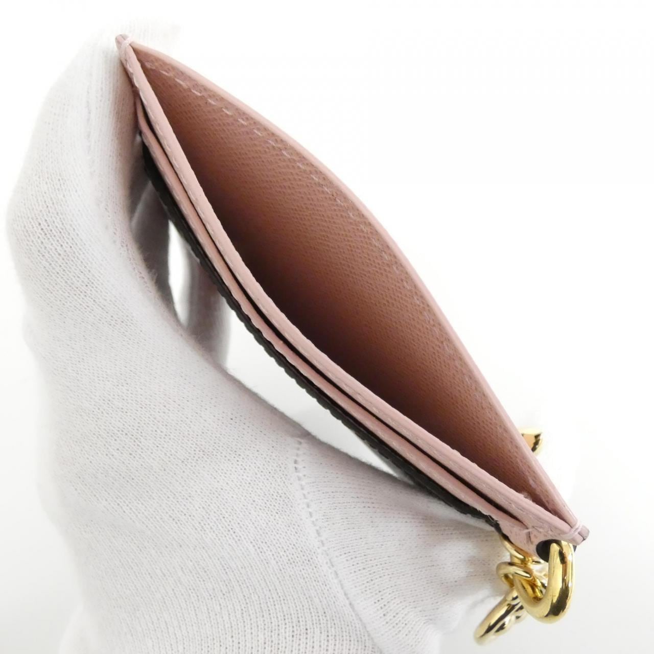 ルイヴィトン モノグラム カードケース ポルト カルト LVチャーム M82739 カードケース