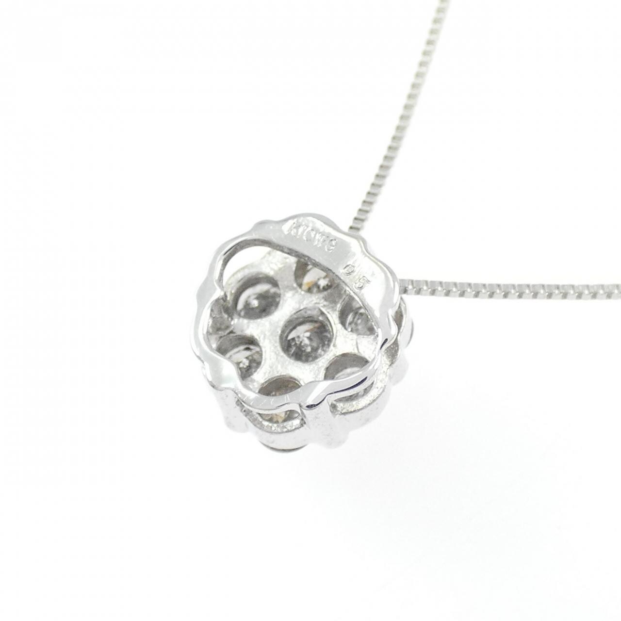 K10WG ダイヤモンド ネックレス 0.5CT