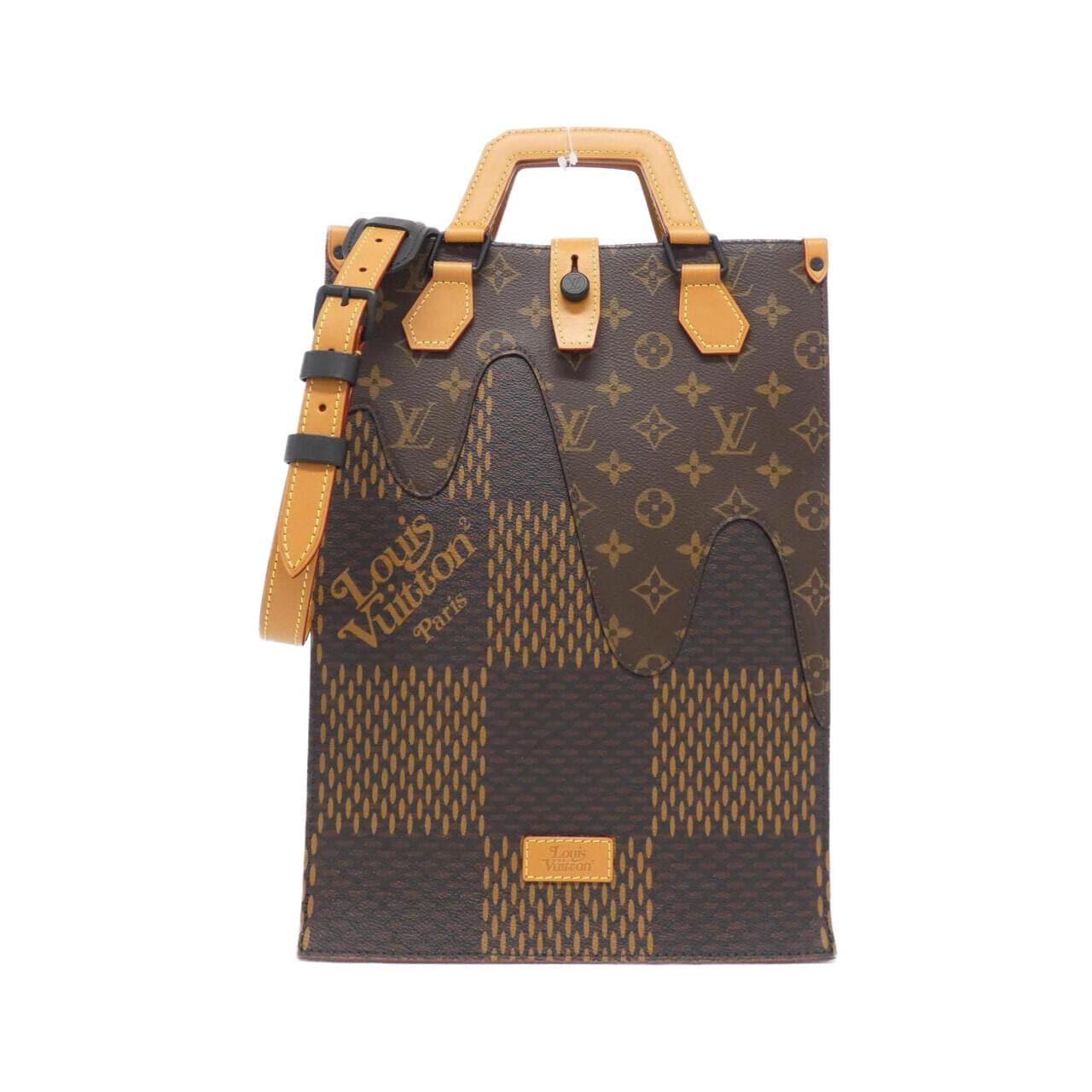 LOUIS VUITTON Damier Giant (LV Squared) 迷你托特包 N40355 包