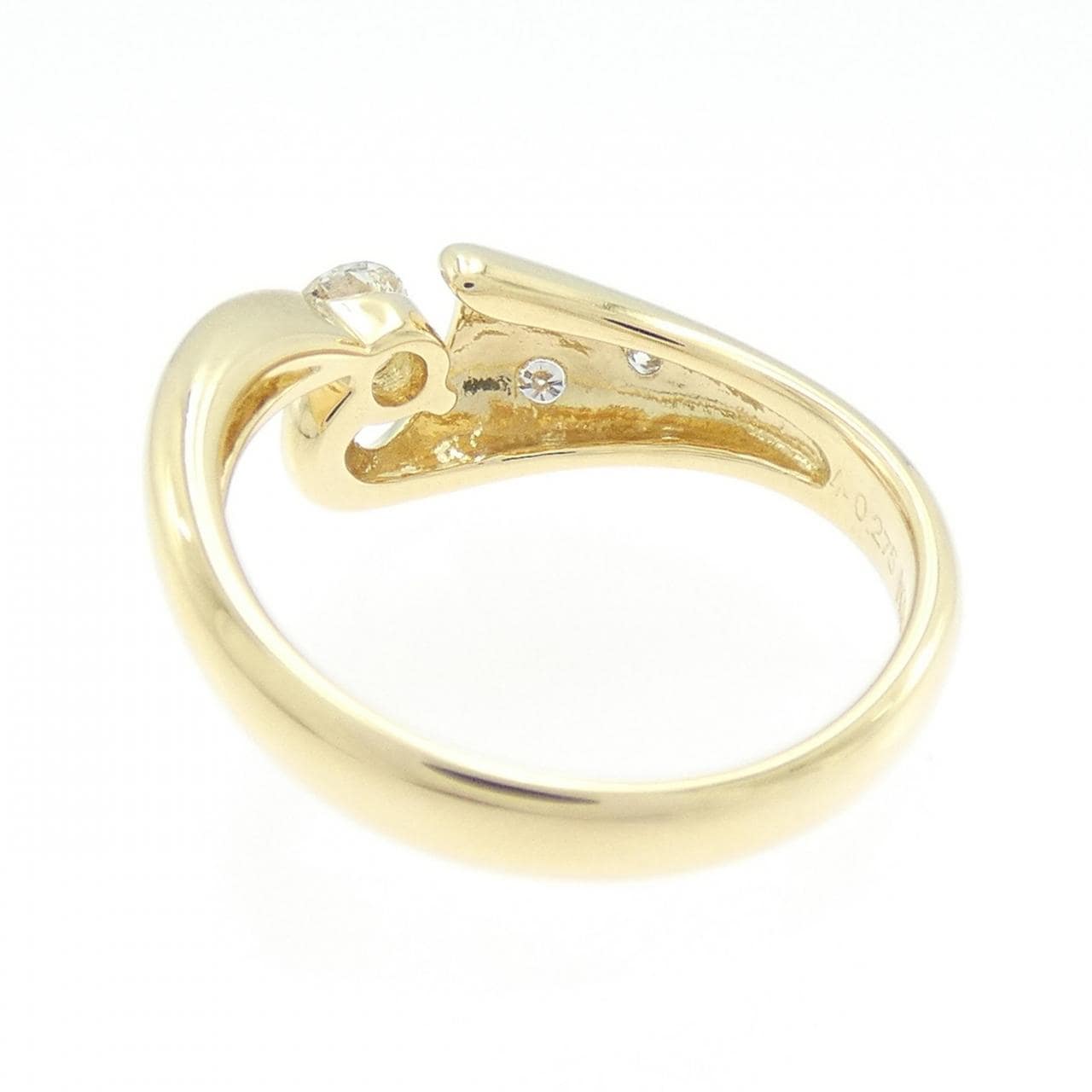 K18YG ダイヤモンド リング 0.275CT