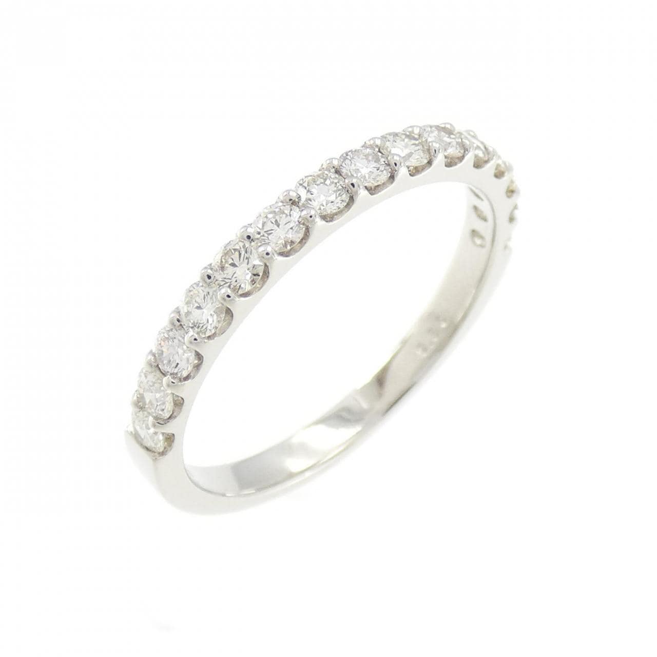 【新品】PT ハーフエタニティ ダイヤモンド リング 0.50CT