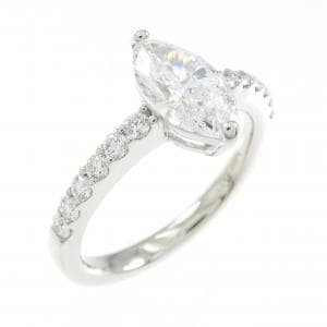【リメイク】PT900 ダイヤモンド リング 1.011CT D SI2 マーキスカット