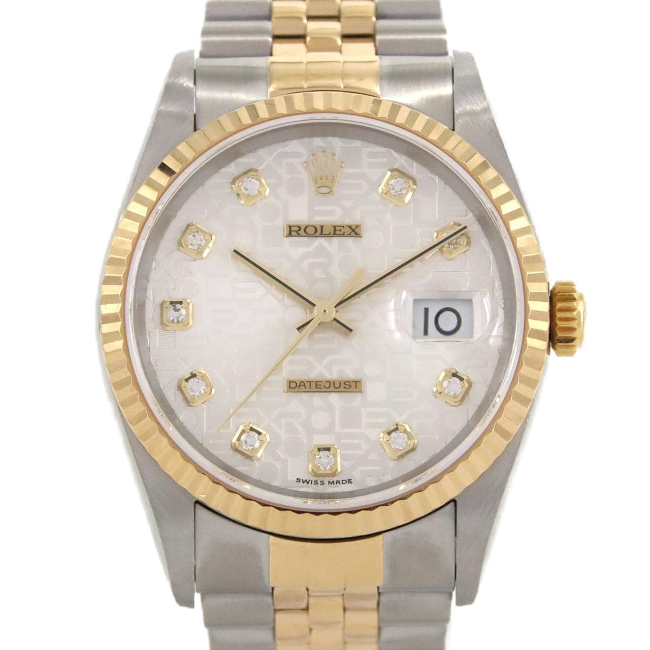 ロレックス デイトジャスト 16233G SSxYG 自動巻 Y番