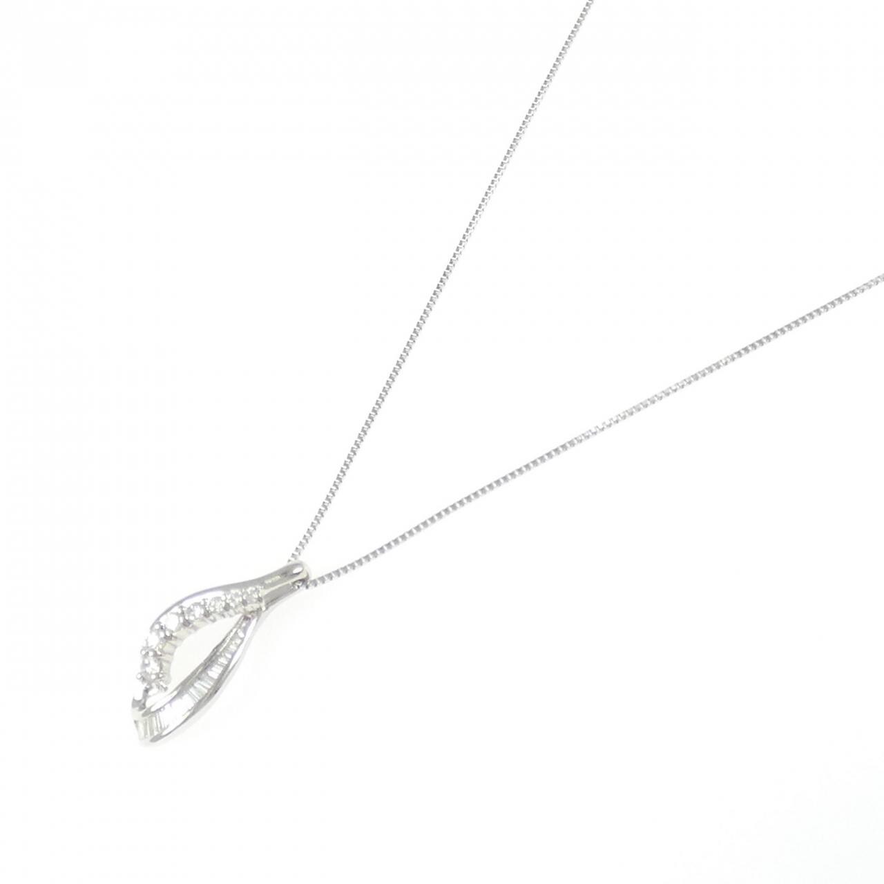 PT900/PT850 ダイヤモンド ネックレス 0.27CT