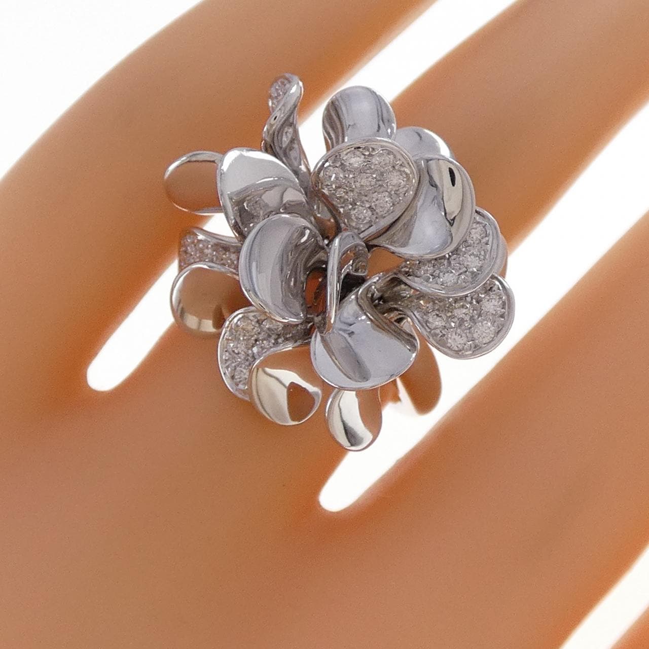 ミキモト ダイヤモンド リング 0.42CT