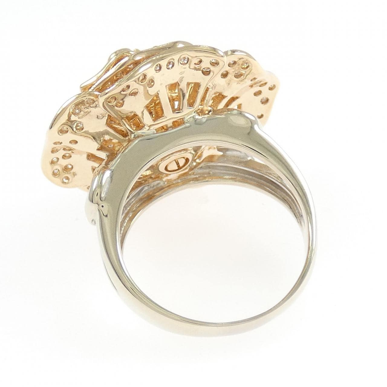 K18PG/K18WG ローズ ダイヤモンド リング 1.01CT