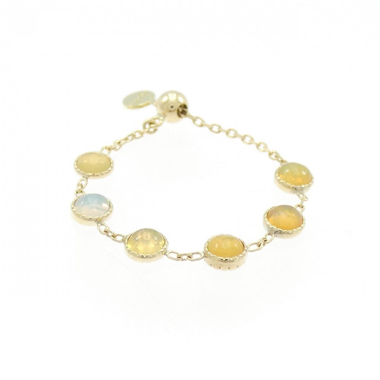 アガット オパール リング