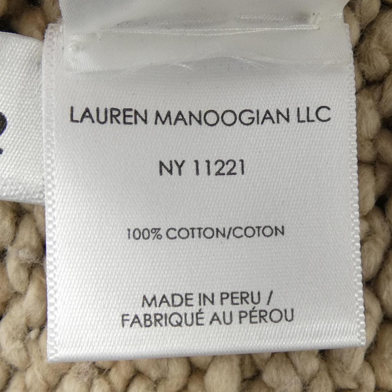 ローレンマヌーギアン LAUREN MANOOGIAN ニット