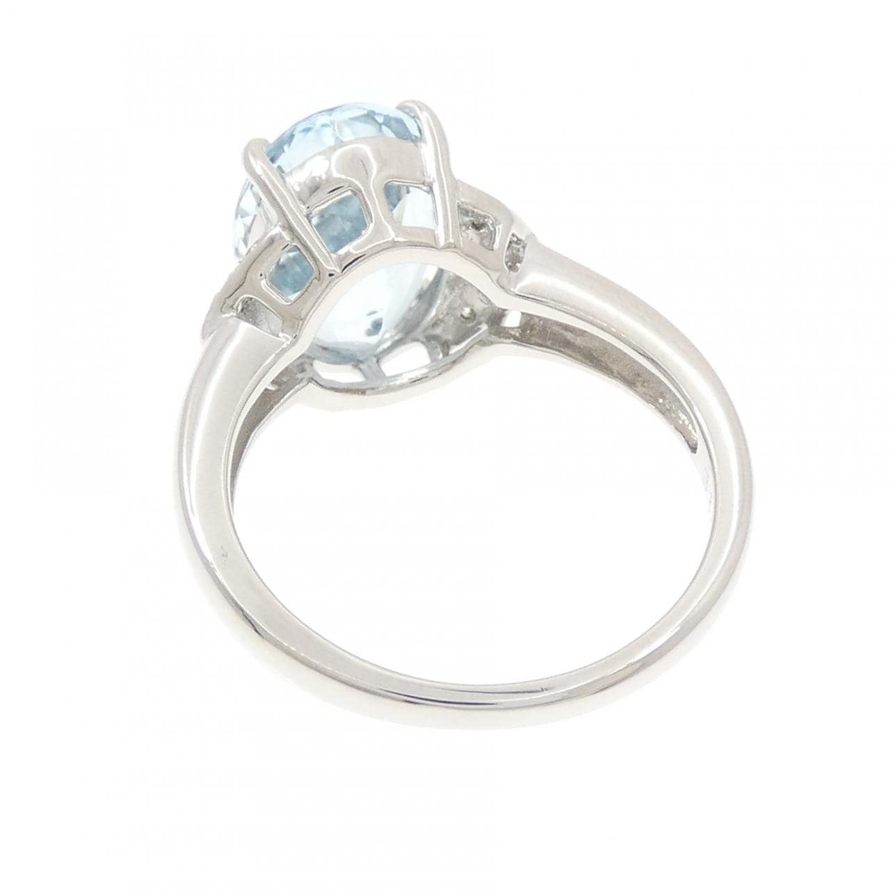 PT900 アクアマリン リング 3.34CT