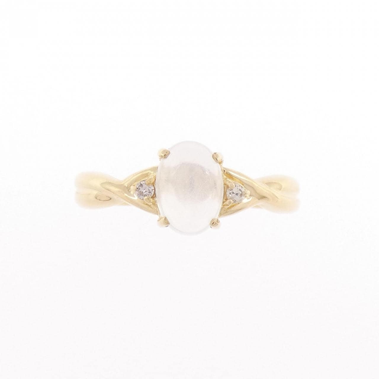 K18YG ムーンストーン リング