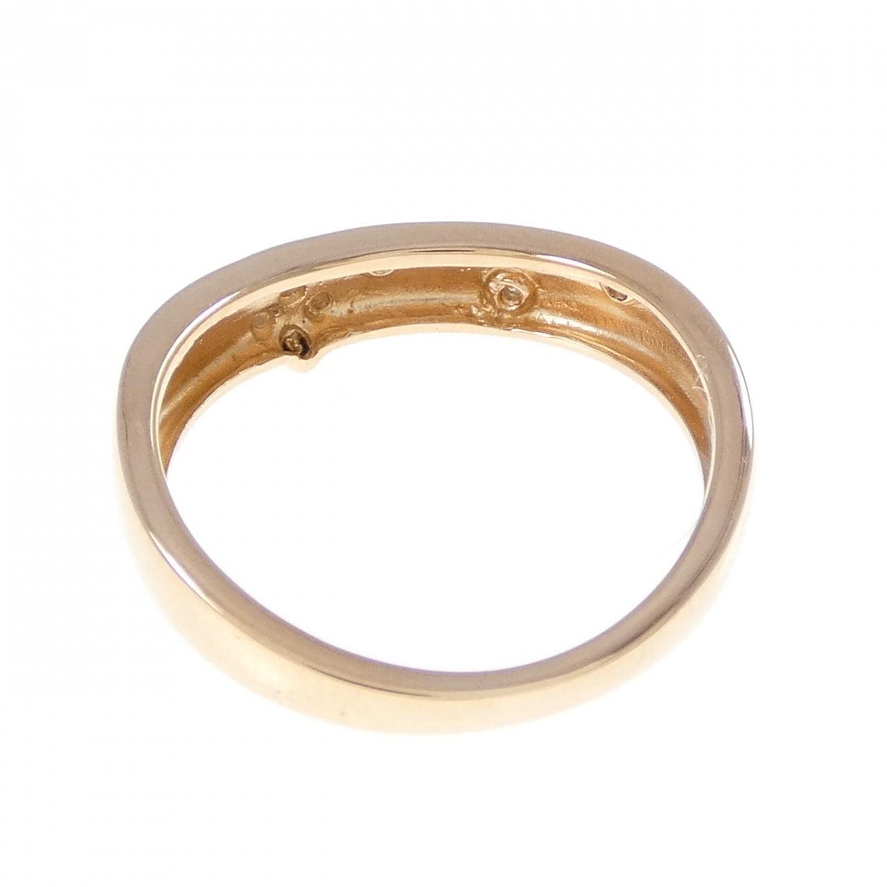 K18PG ダイヤモンド リング