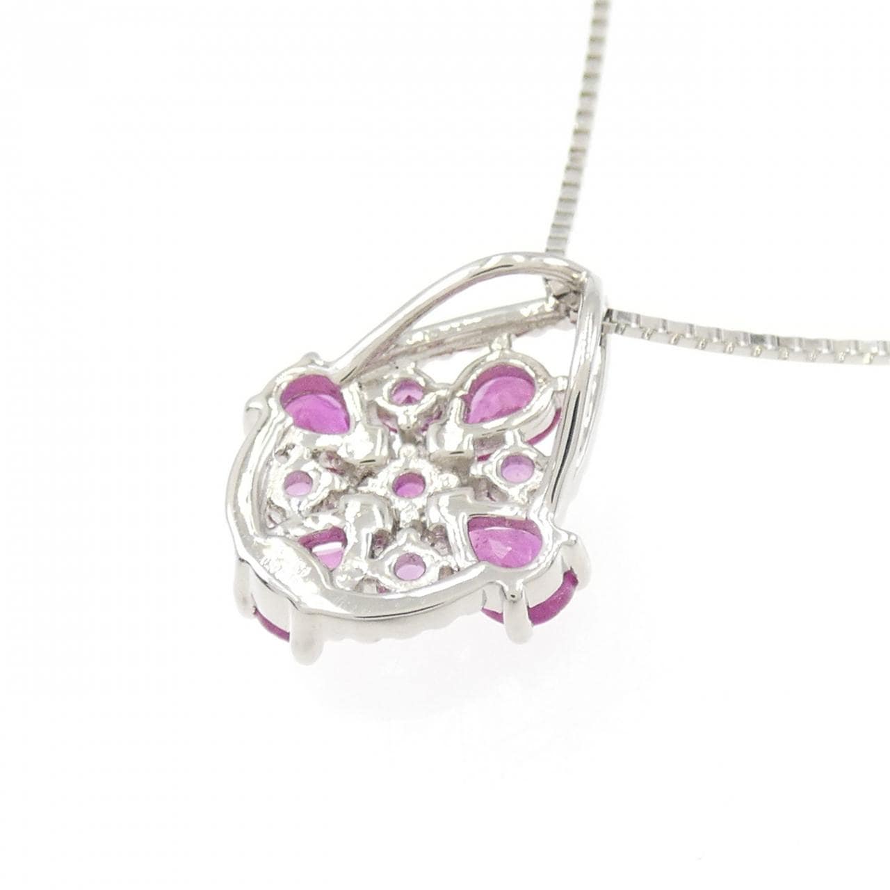 PT ルビー ネックレス 0.50CT