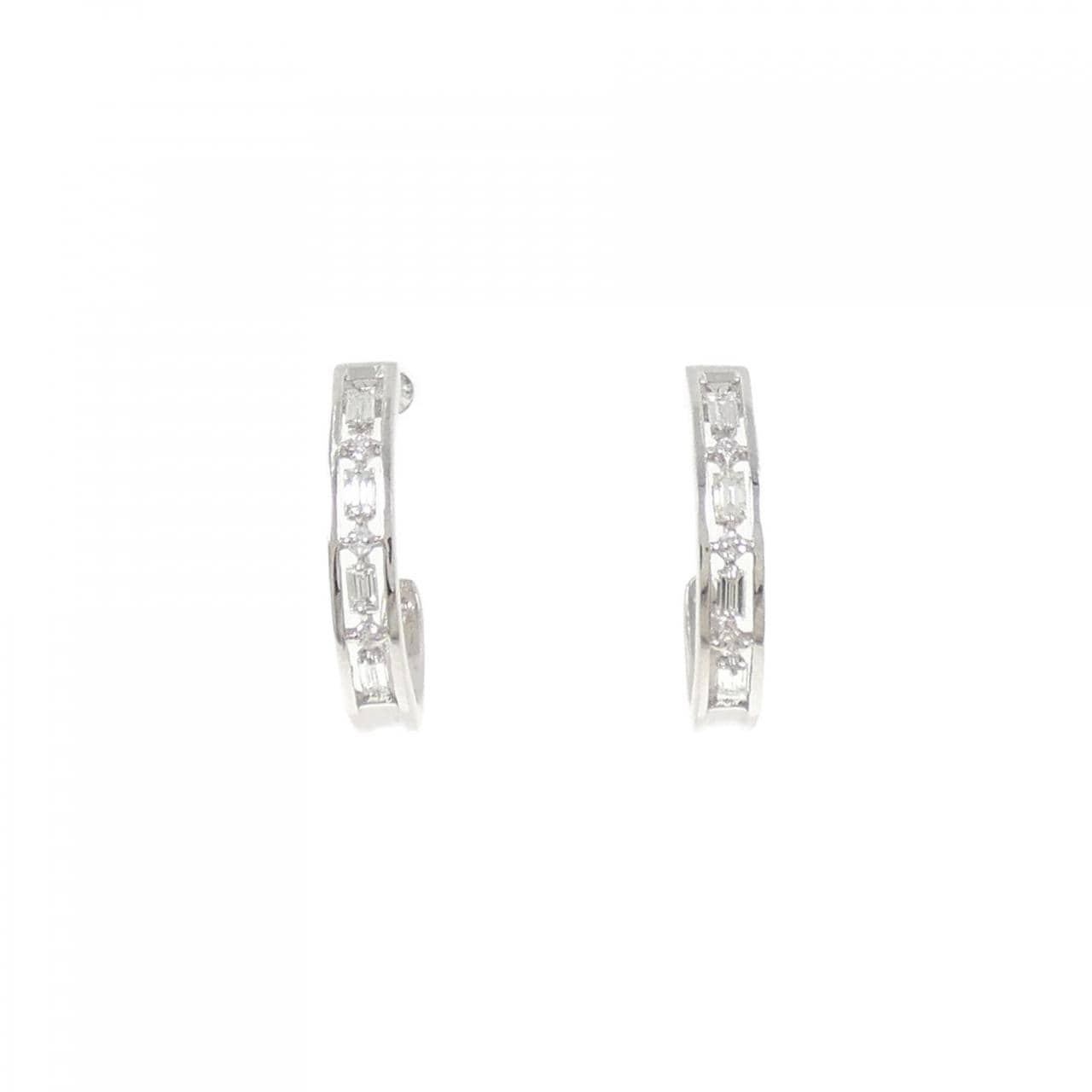 【新品】PT900 ダイヤモンド ピアス 0.18CT