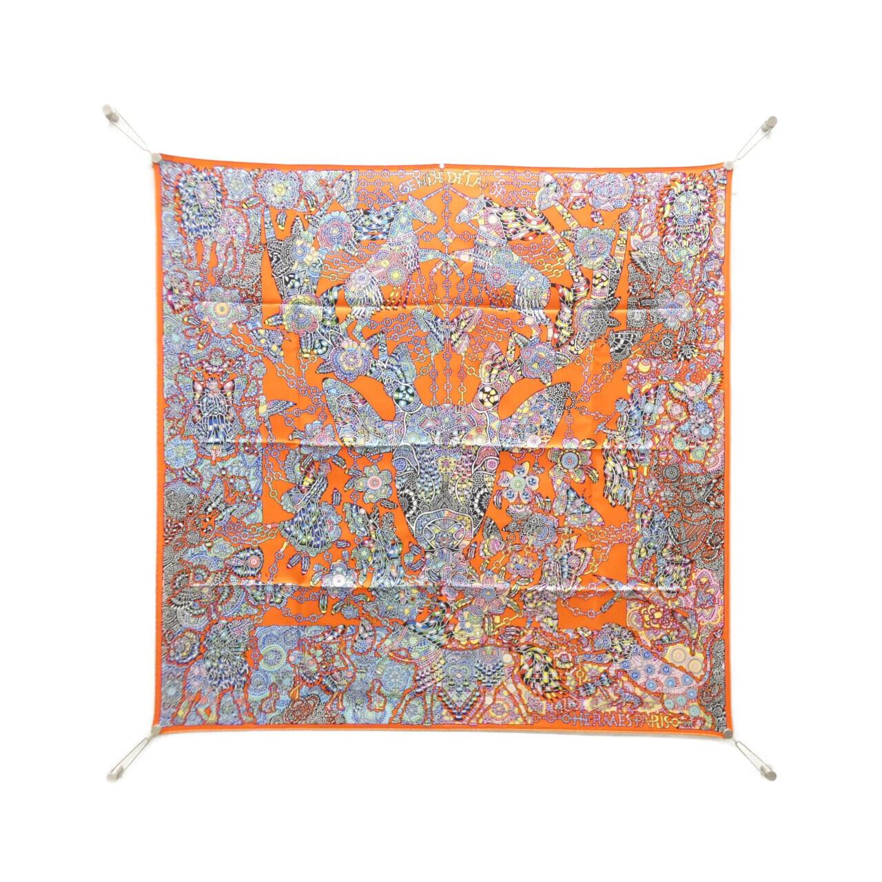 HERMES LALEGENDE DE LA FORET Carre Scarf
