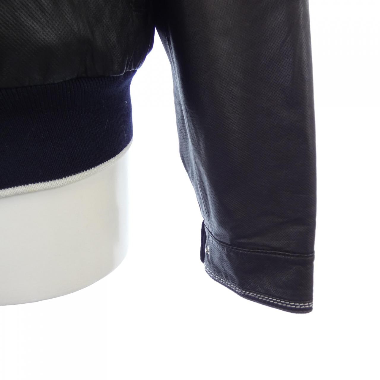 エルメネジルドゼニア Ermenegildo Zegna レザージャケット