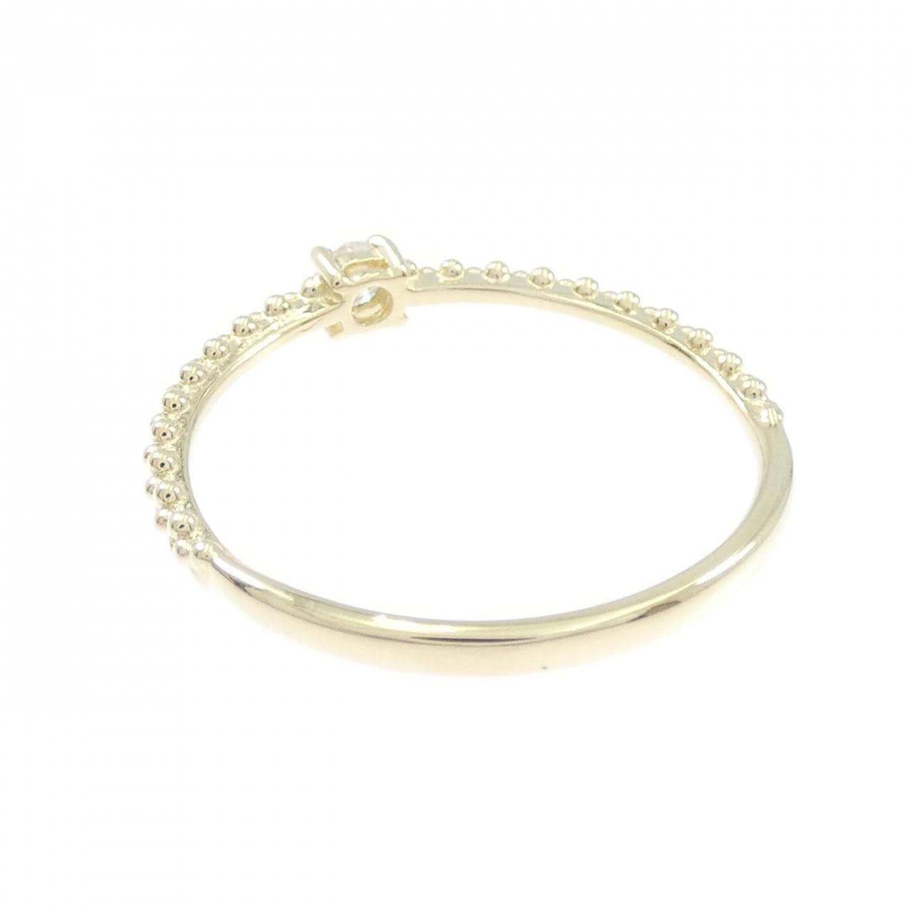 K10YG ダイヤモンド リング 0.07CT