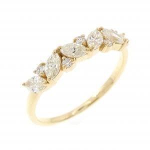 K18YG ダイヤモンド リング 0.55CT