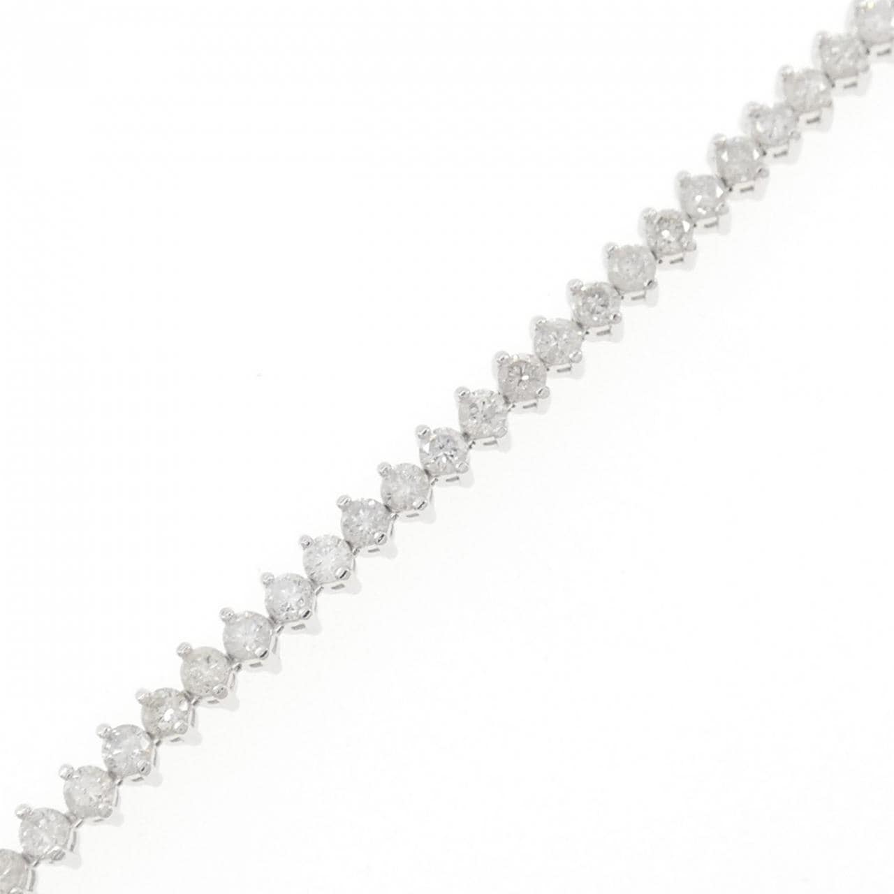 K14WG ダイヤモンド ブレスレット 3.00CT