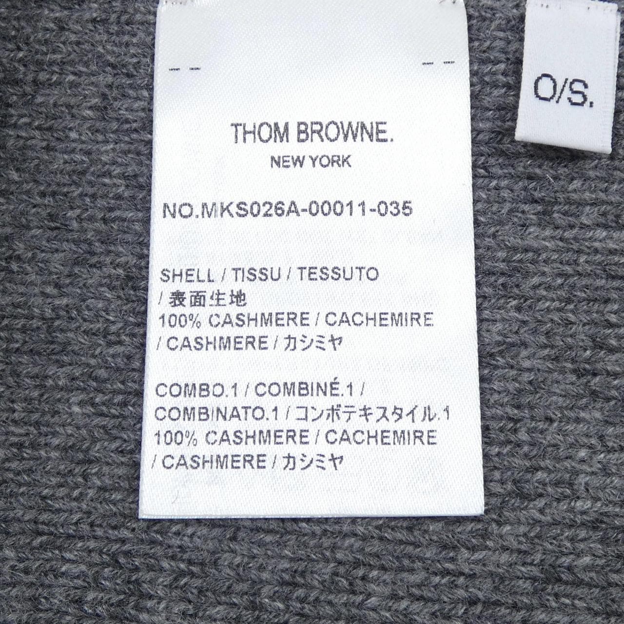 トムブラウン THOM BROWNE MUFFLER