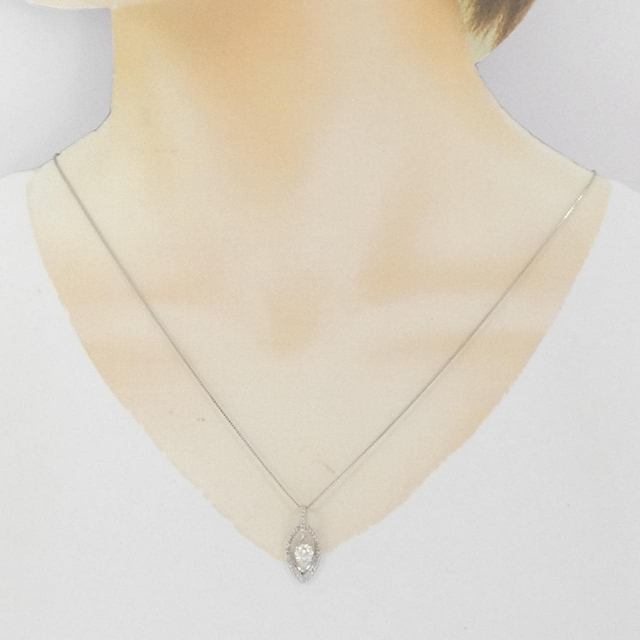 PT900/PT850 ダイヤモンド ネックレス 0.502CT K IF 3EXT