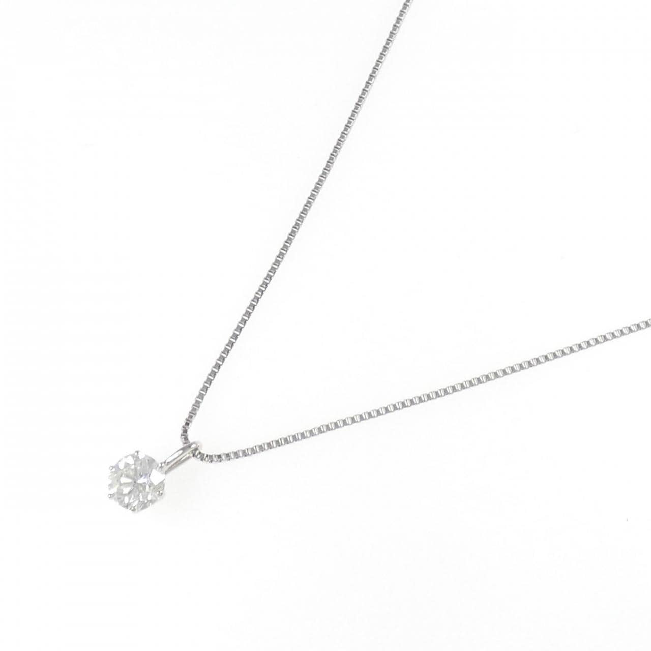 PT900/PT850 ダイヤモンド ネックレス 0.716CT F SI2 Fair